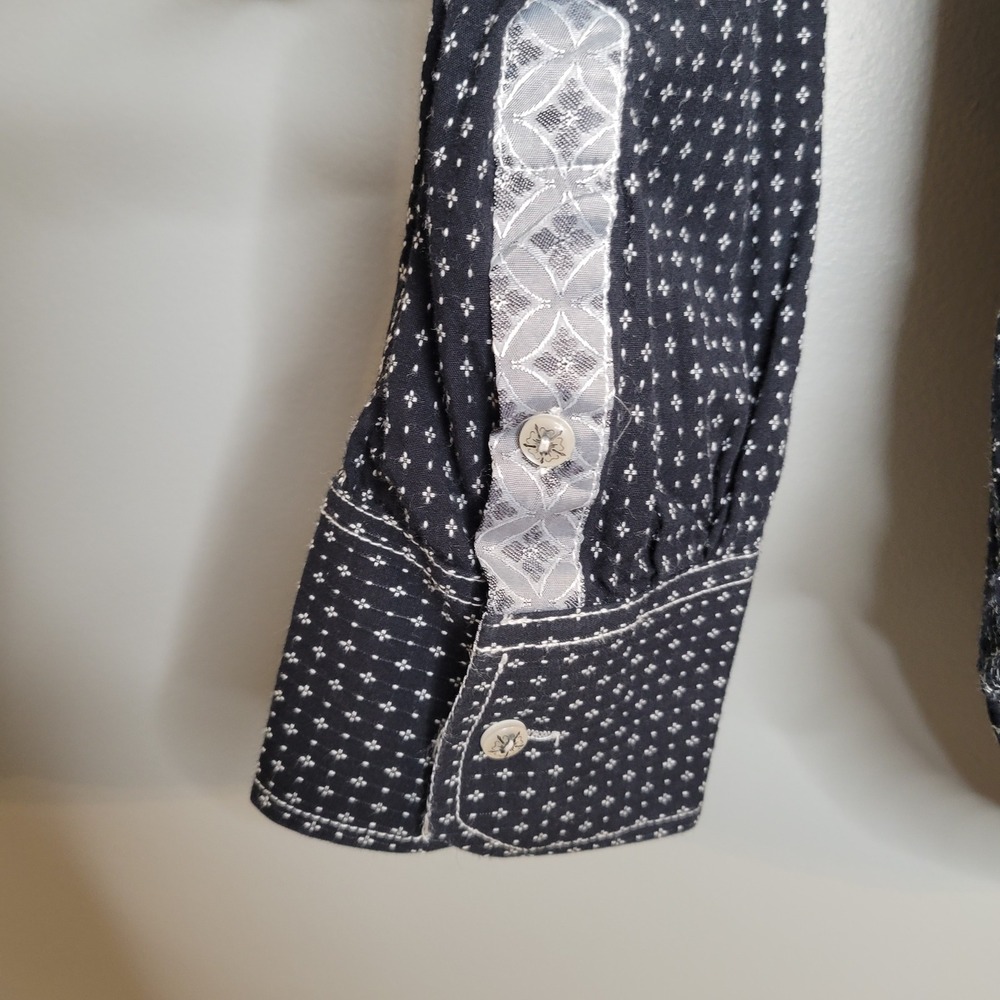 Scott Weiland English Laundry Mens XXL Black Button Down Cotton STP Rockabilly - Picture 9 of 16
